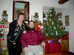 Ben and Mom at Aunt Pam's