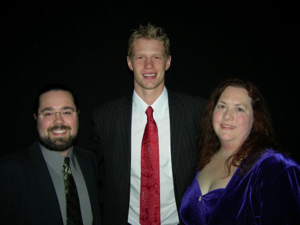 Me, Eric Staal, and Cynthia