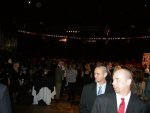 Hard to get an idea of the scope -- 400 people plus players, coaching staff, and event folks.