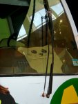 Origami Pikachu Driving the Bus (Uh-oh!  That looks like an expired registration!)