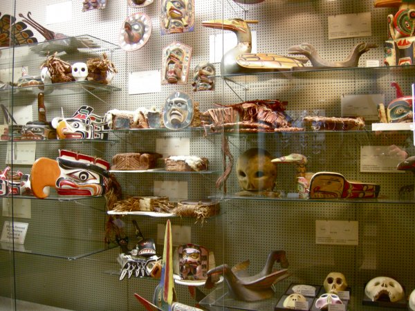 many different interesting wooden carvings