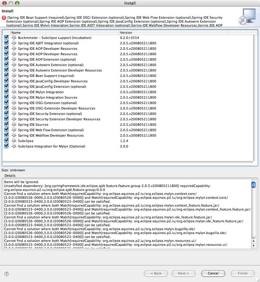 eclipse conflicts