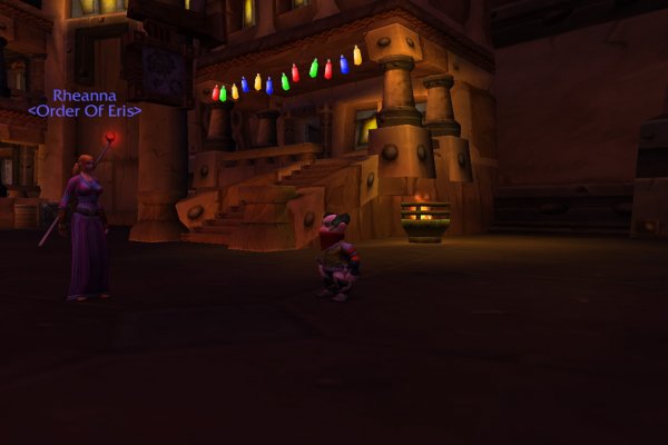 Christmas in IronForge: Decorations near the Forge