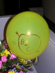 Jeff drew on my balloon... =)