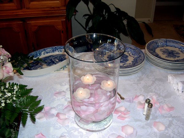 floating flower candles