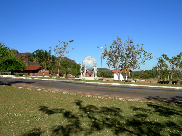 a popular park at the Balneario Salgadeira