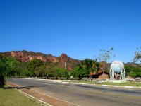 looking at the chapadas outside the park entrance