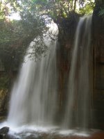 the Salgadeira waterfall