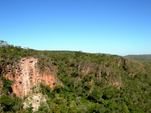 bare sandstone at the Portão do Inferno