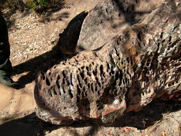 interesting sandstone rock erosion