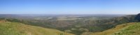 a panoramic view from the geographic center of South America