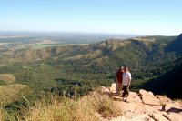 Ben and Cynthia near the top of the mountain