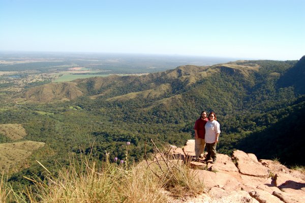 Ben and Cynthia near the top of the mountain