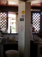 we arrived at the Pantanal Mato Grosso Hotel, and had lunch, this is the bar where we got some caipirinhas
