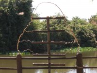 parakeet feeder at the Pantanal Mato Grosso Hotel
