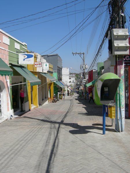 pedestrian shopping street