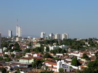 Cuiabá skyline, Hotel Global Garden is in the middle, far in the distance