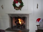 080. A Roaring Fireplace