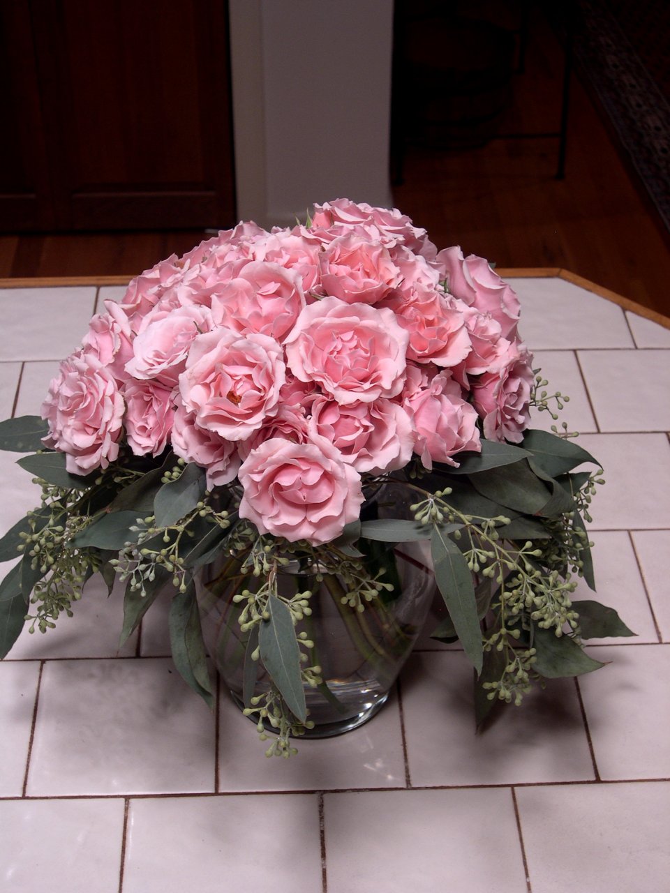 more of the pink antique roses