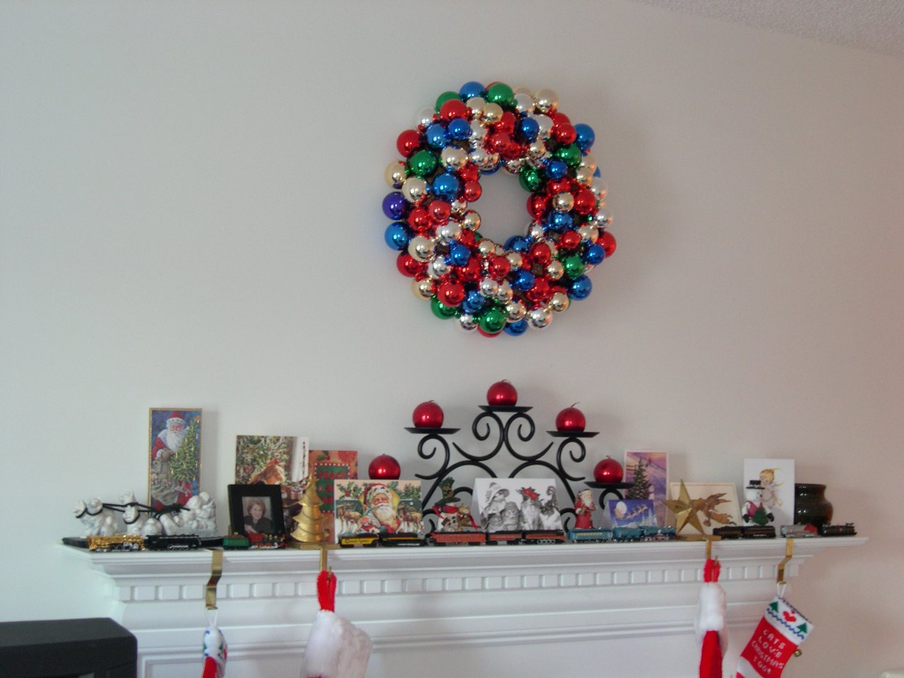 Cynthia's fireplace mantle