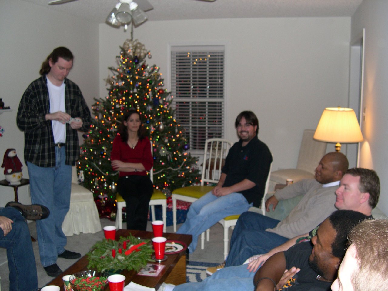 Cam, Holly, Ben, Jeff, Jeff, Shep, and Tim's big bright glowing head