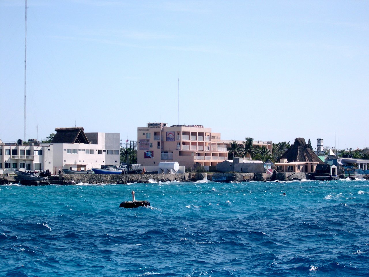 Docking at Cozumel