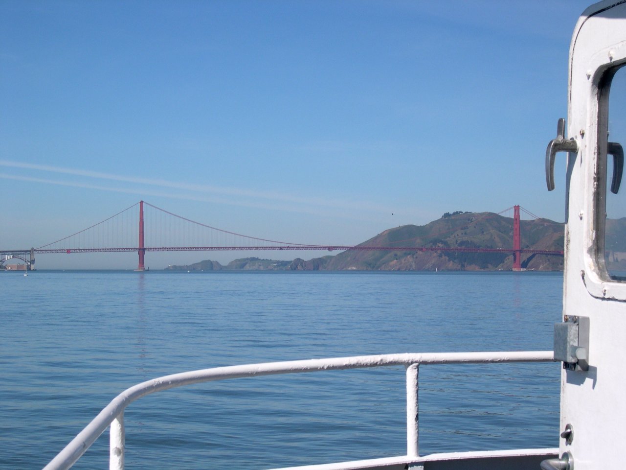 Approaching the Golden Gate Bridge