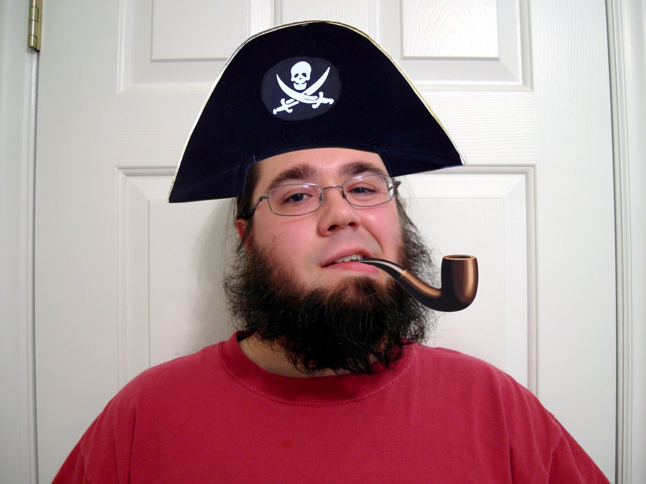 the ol' salty dog -- properly attired!  (pegleg not displayed)