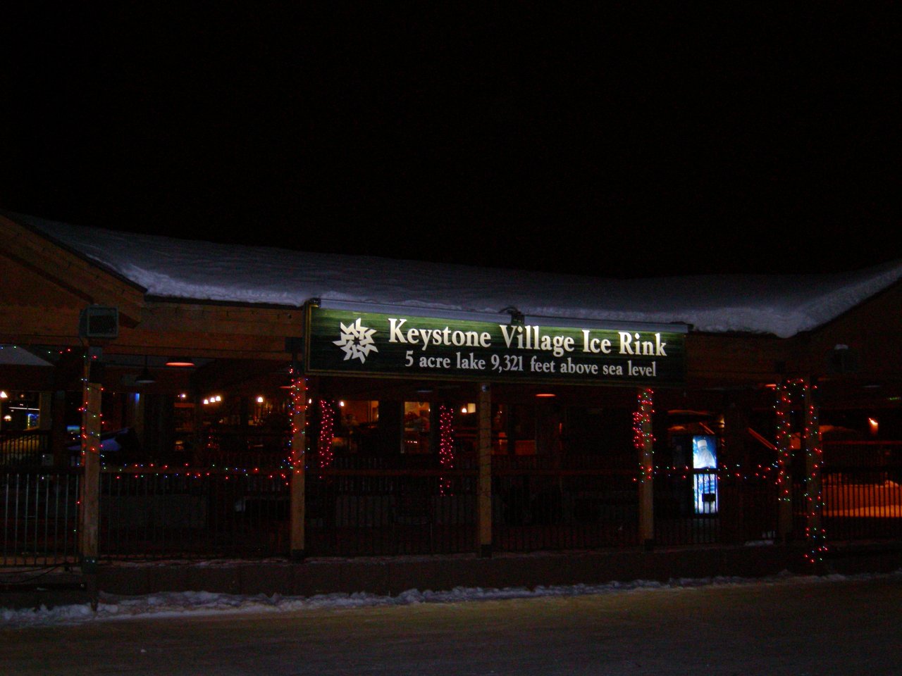 ice skating: Keystone Village Ice Rink: 5 acre lake 9,321 feet above sea level