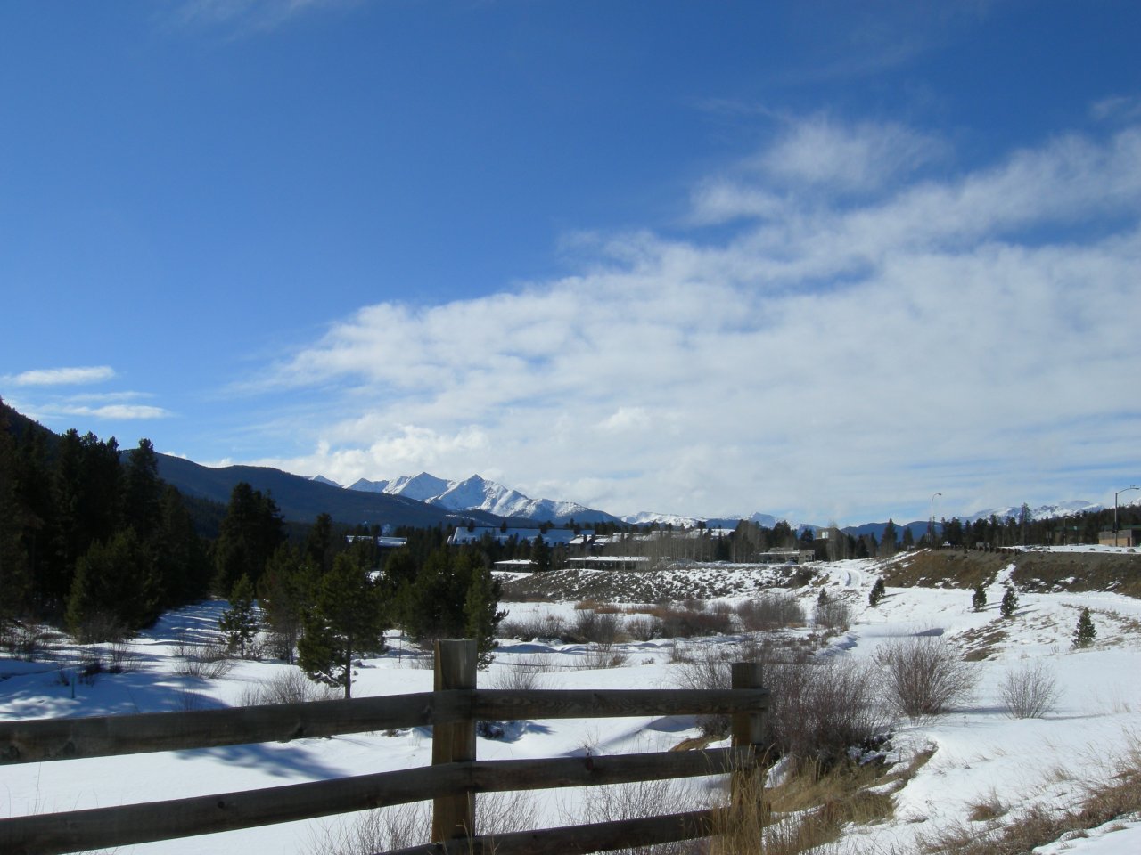 mountains in the distance