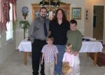 Ben, Cynthia, Cameron, Scott, and Stephanie (and kitty!)
