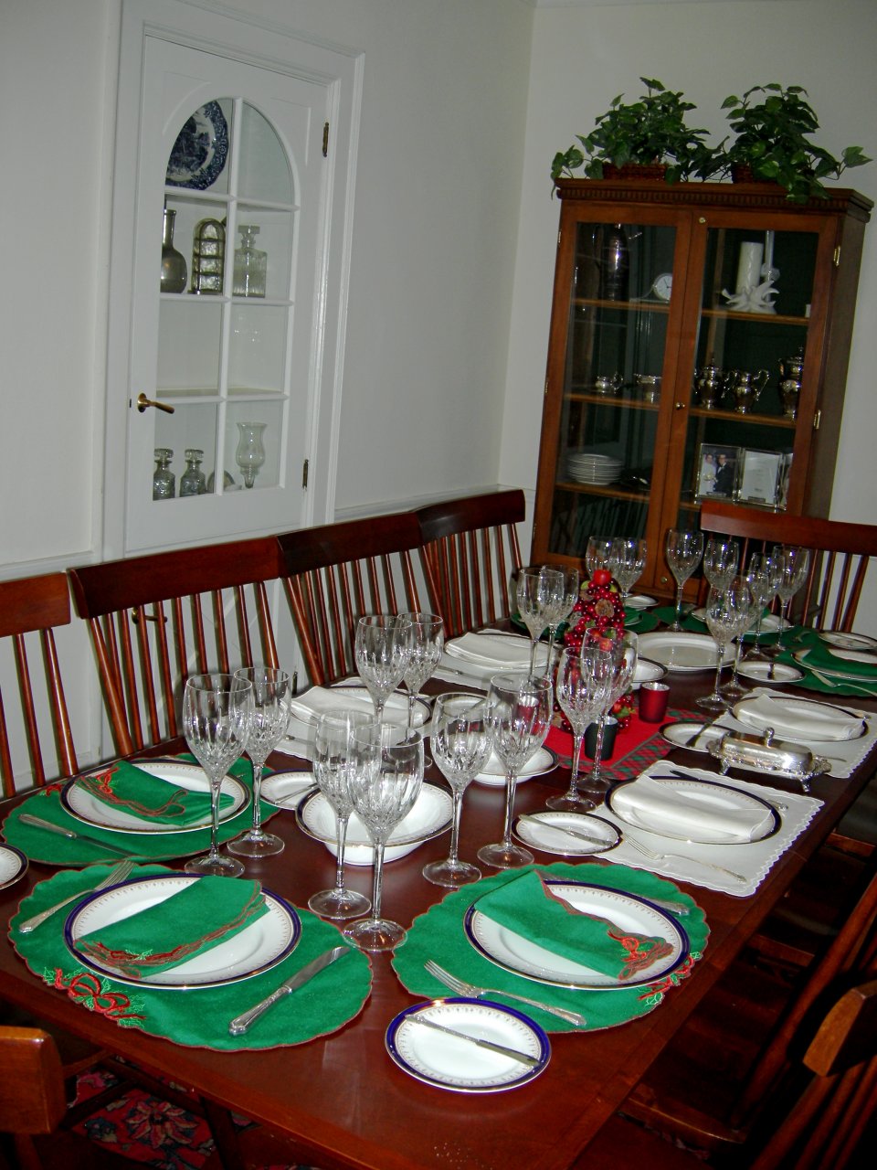 all set for Christmas (Eve) dinner
