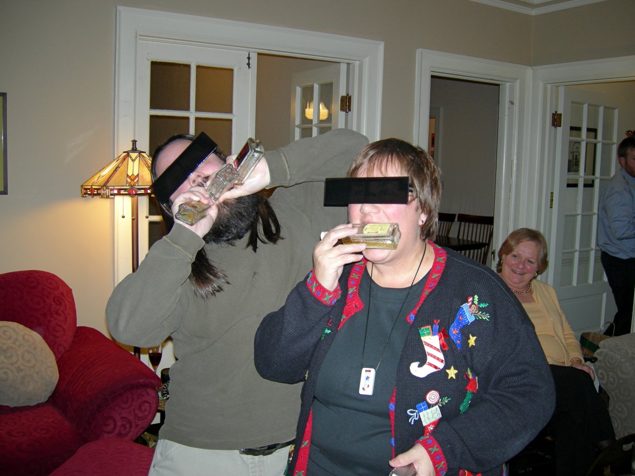 more anonymous drinkers who are definitely not Ben and Deb