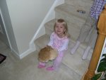 Stephanie with the kitty