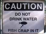 Water Warning Sign