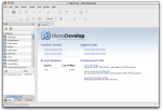 MonoDevelop 1.0 in Fink Unstable on Mac OS X