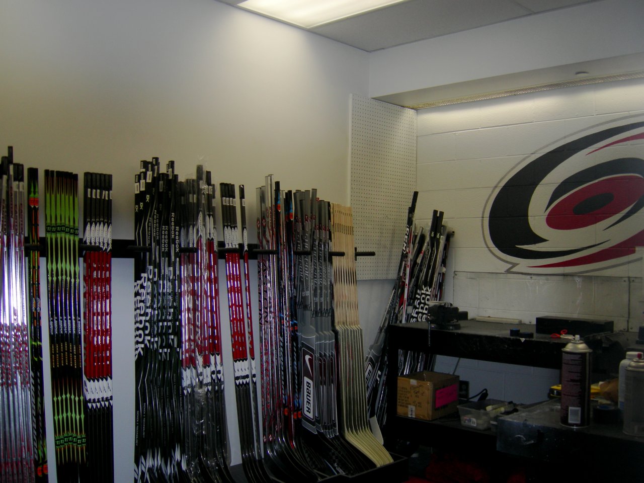 More hockey sticks.