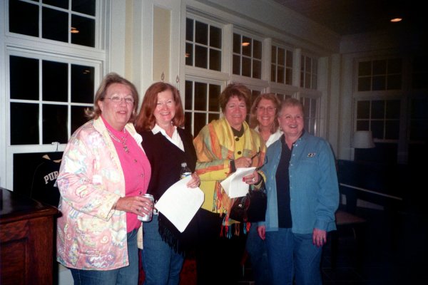 Suzanne Barnes Combs, Charleen Harpe Cross, Cathy Szabo Hackney, Peg Hochreiter Young, Judy Chodl Keith