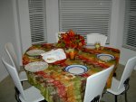 Table's ready, the butterhorns are there  =)
