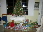 The tree and presents