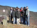 Group photo on the viaduct