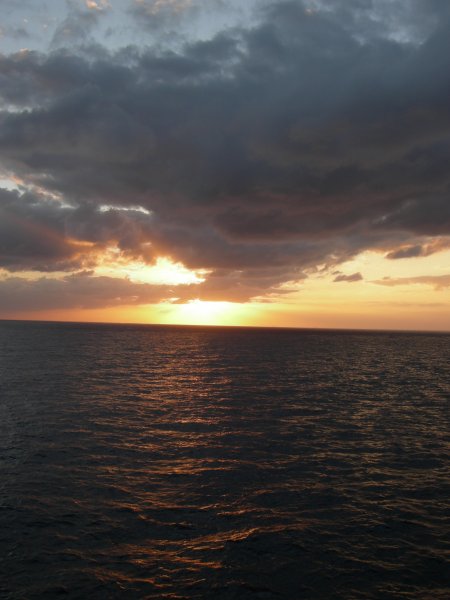 Sunset Leaving Miami