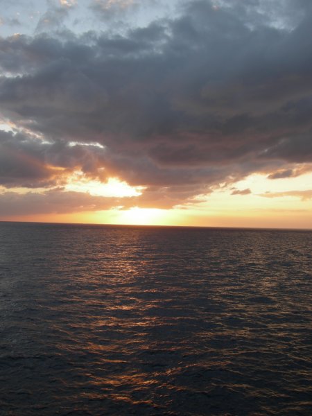 Sunset Leaving Miami