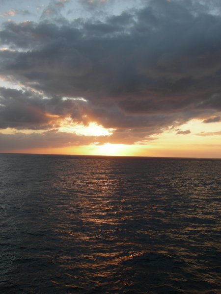 Sunset Leaving Miami