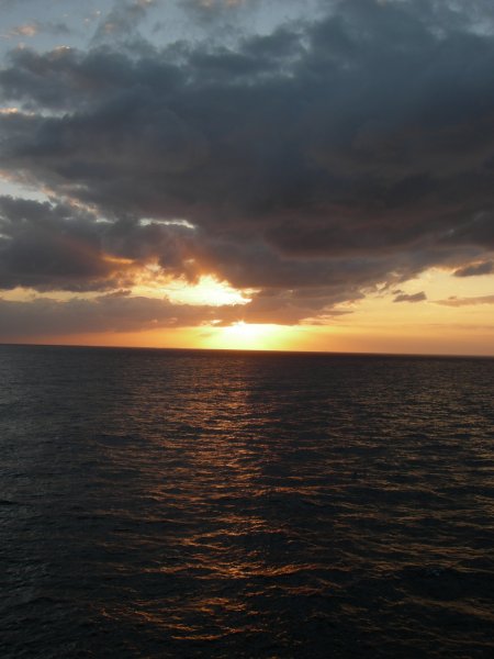 Sunset Leaving Miami