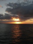 Sunset Leaving Miami