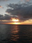 Sunset Leaving Miami