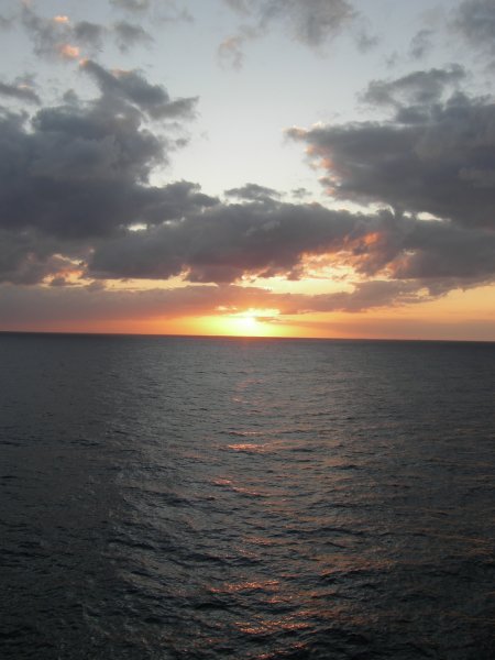 Sunset Leaving Miami