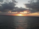 Sunset Leaving Miami
