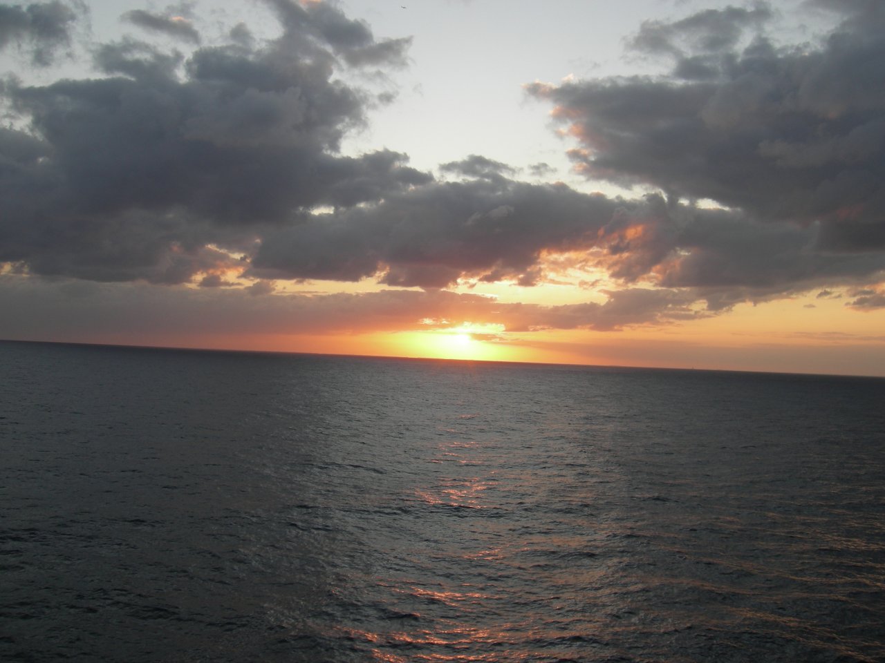 Sunset Leaving Miami